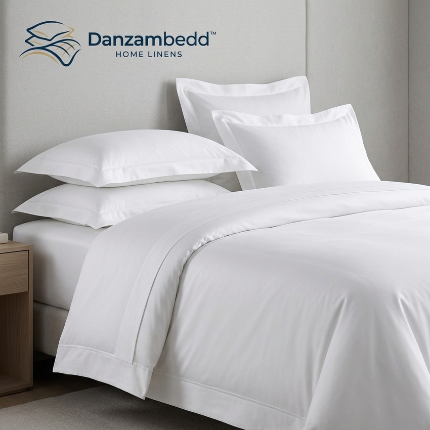 Danzambedd™ Pure White Hotel-Style Bedding Set