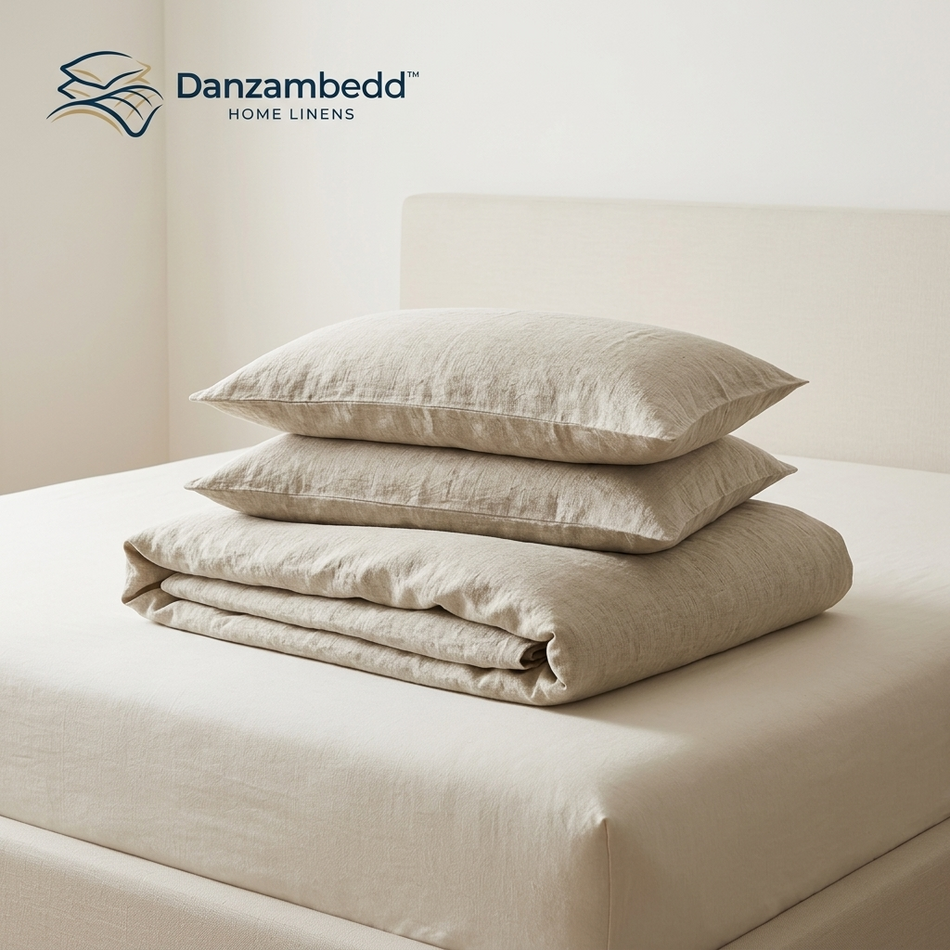 Danzambedd™ Natural Linen-Look Bedding Bundle