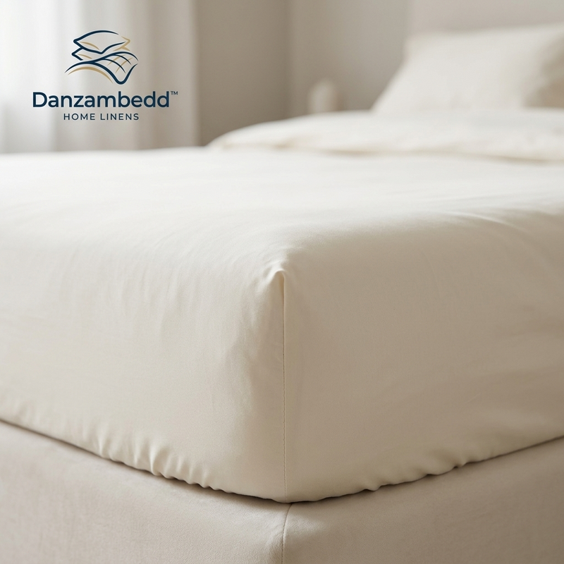Danzambedd™ Smooth Cream Fitted Sheet
