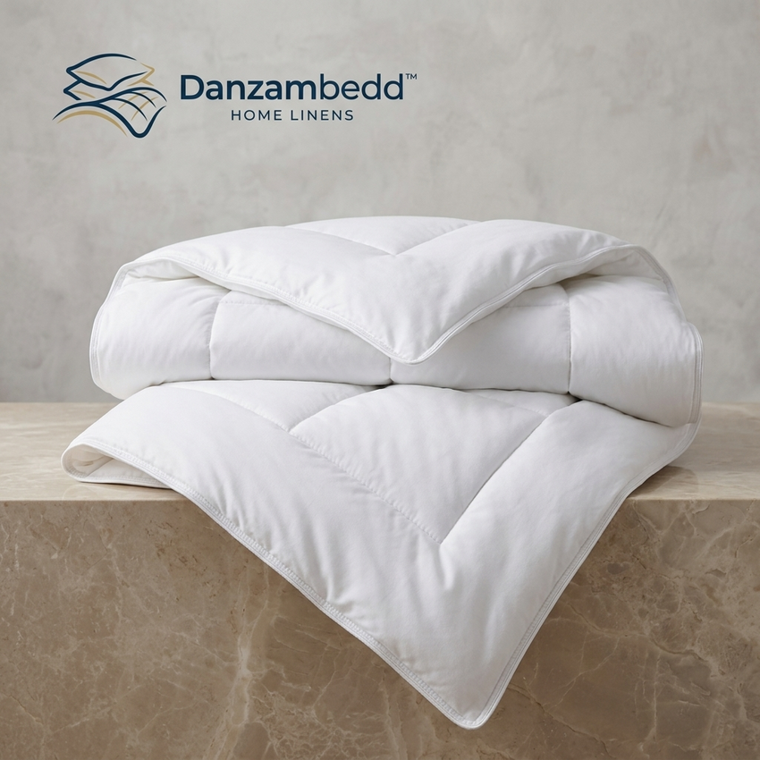 Danzambedd™ CloudLoft White Quilted Comforter